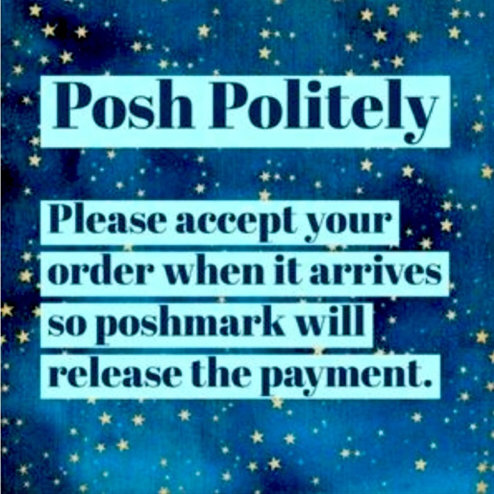Please be a polite posher! 🙏🏻